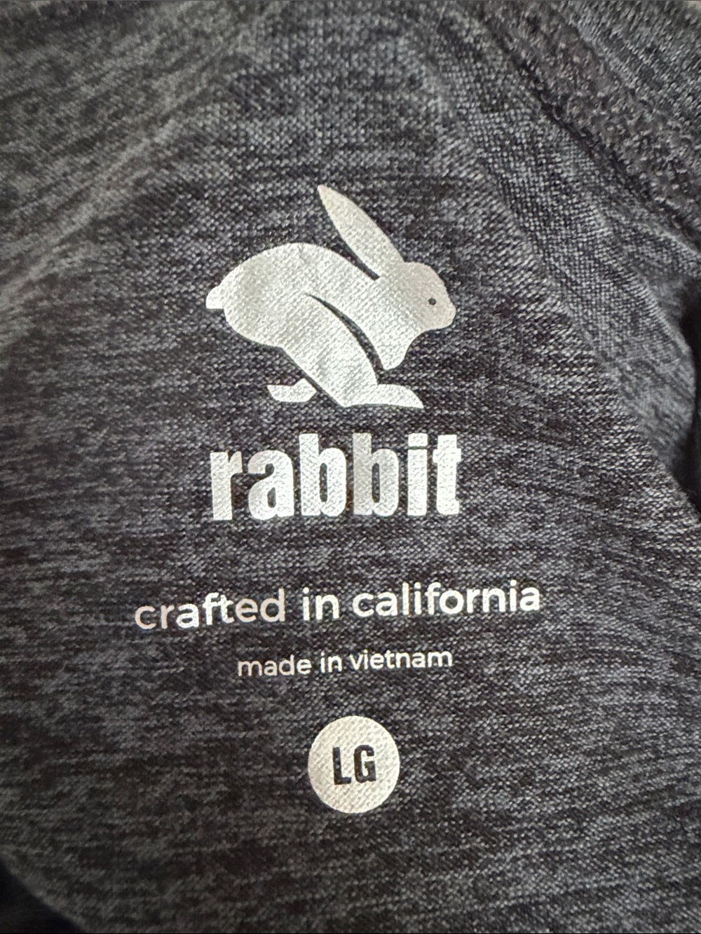 Men's Rabbit Long Sleeve Half-Zip Performance Pullover - Gray - Picture 12 of 12